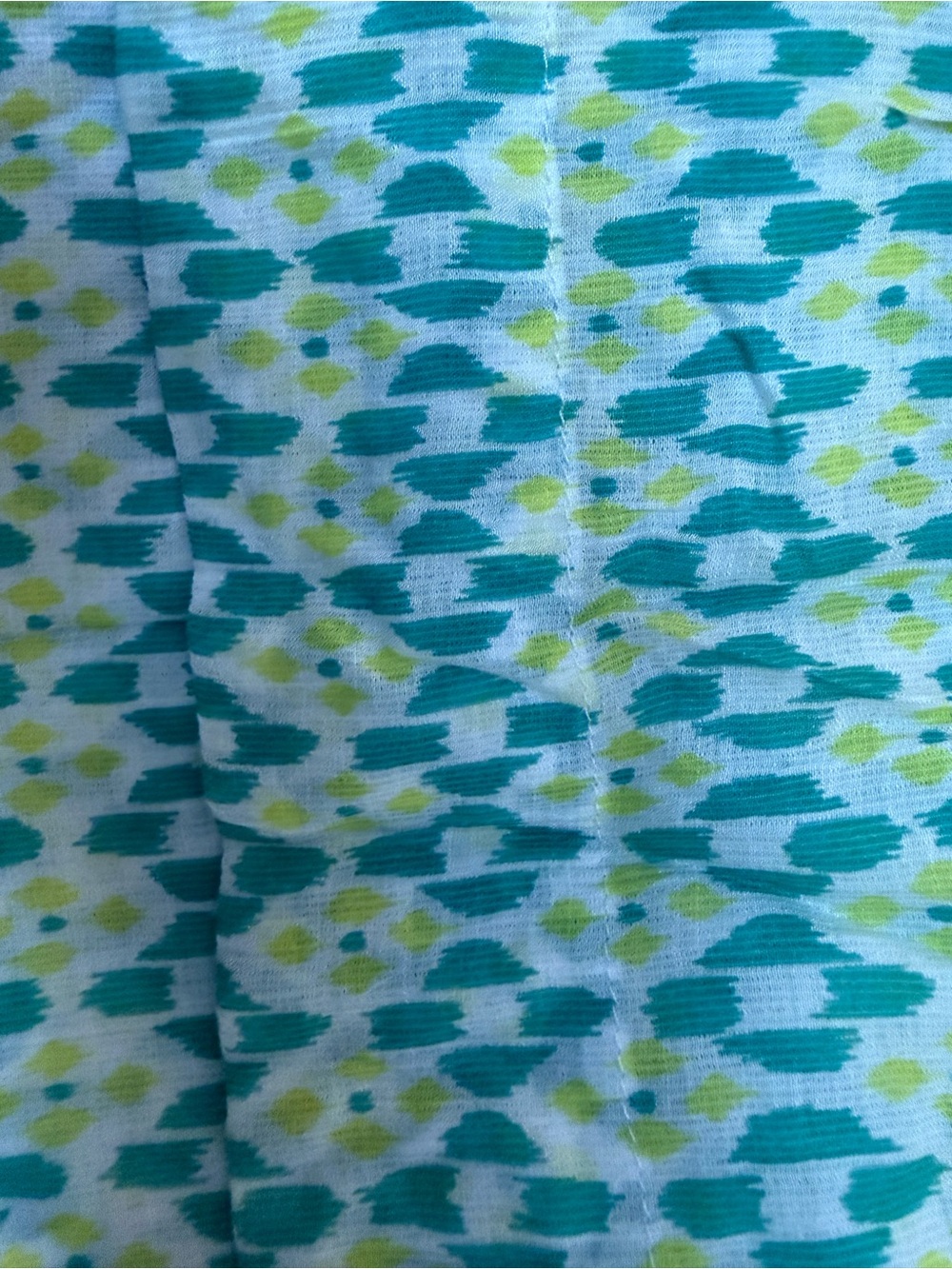 Merona Teal and Yellow Tie-Front Sleeveless Camisole - Picture 7 of 7